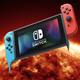 A Nintendo Switch melts as it gets too close to the sun.